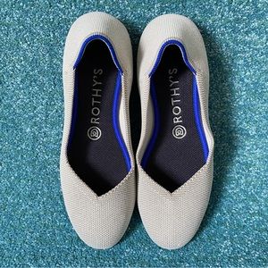 Rothy's Women's Cream Flats